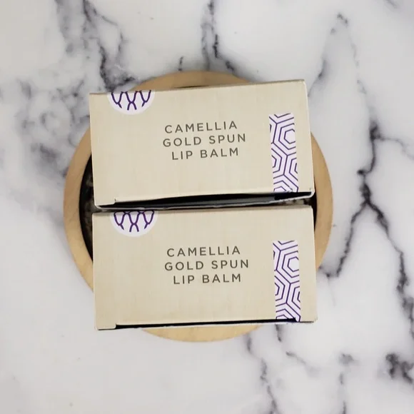 Tatcha Camellia Gold Spun Lip Balm + Matcha Clarifying Gel Cleanser Bundle